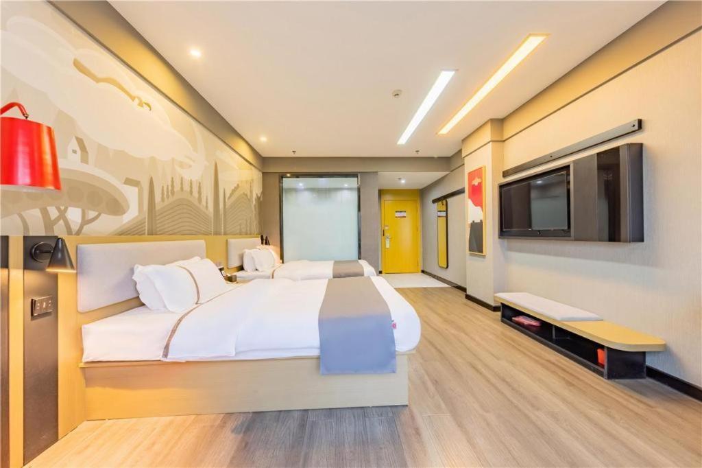 Thank Inn Hotel Hubei Wuhan Caidian Zhong Fa Xincheng Tongji Exterior photo