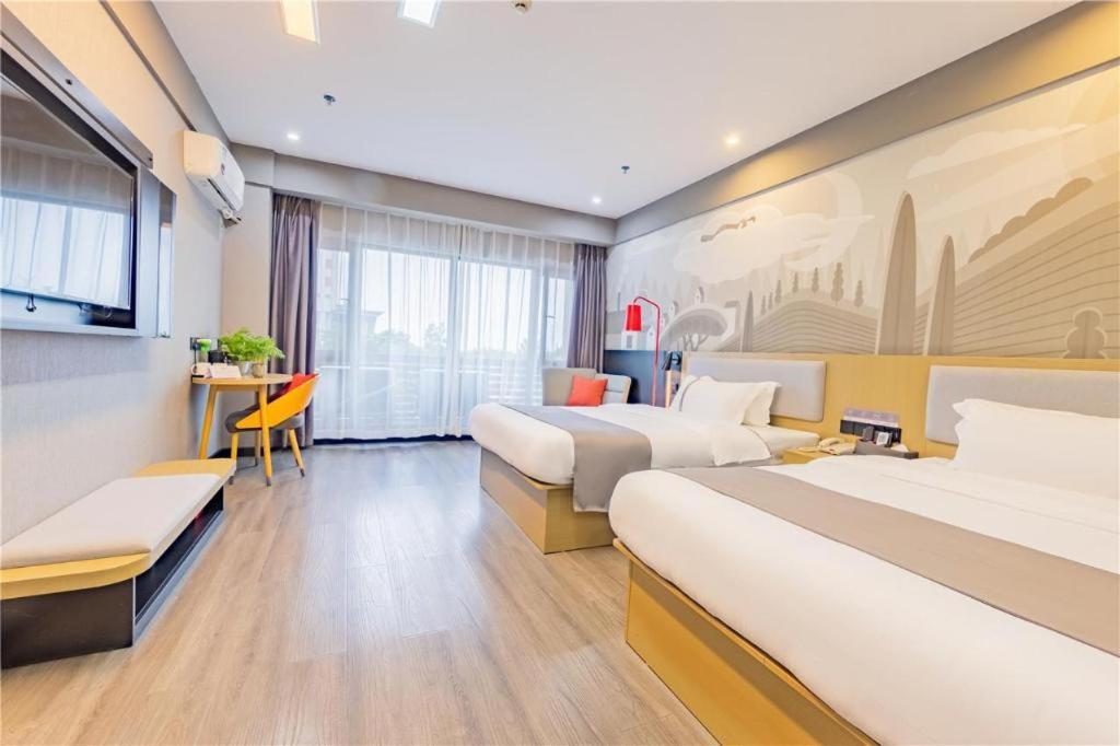 Thank Inn Hotel Hubei Wuhan Caidian Zhong Fa Xincheng Tongji Exterior photo