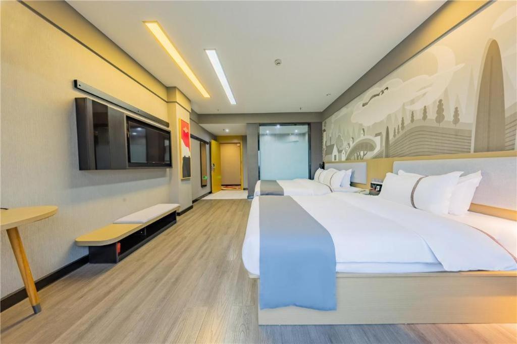 Thank Inn Hotel Hubei Wuhan Caidian Zhong Fa Xincheng Tongji Exterior photo