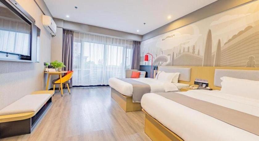 Thank Inn Hotel Hubei Wuhan Caidian Zhong Fa Xincheng Tongji Exterior photo